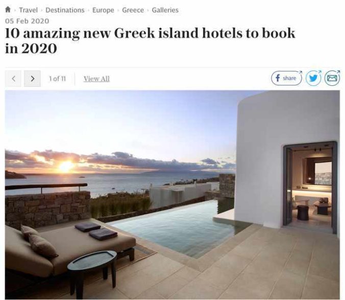The Telegraph photo gallery of amazing Greek hotels