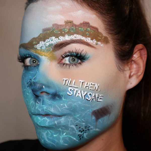 TillThenStaySafe image of Lindos Rhodes by makeup artist Natalia J