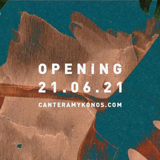 2021 opening of Cantera restaurant on Mykonos