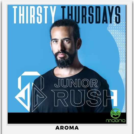 Aroma Bar Mykonos Thursday Thursdays events with DJ Junior Rush