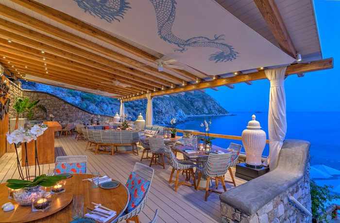 Buddha Bar Beach restaurant Mykonos 