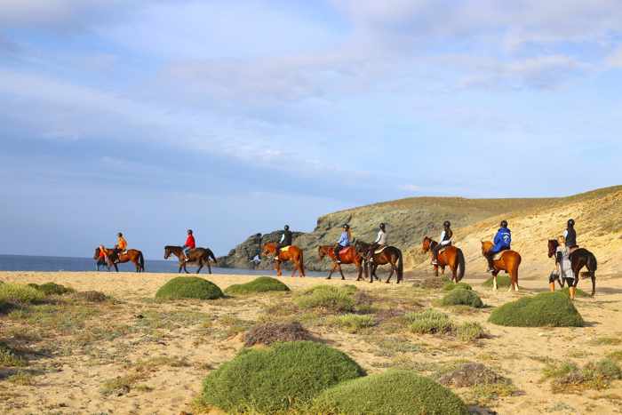 Mykonos Horseland group horse riding tour