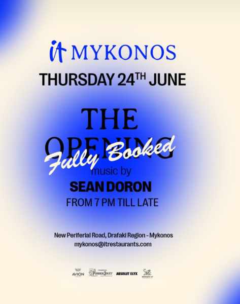 IT Mykonos June 24 2021 grand opening event