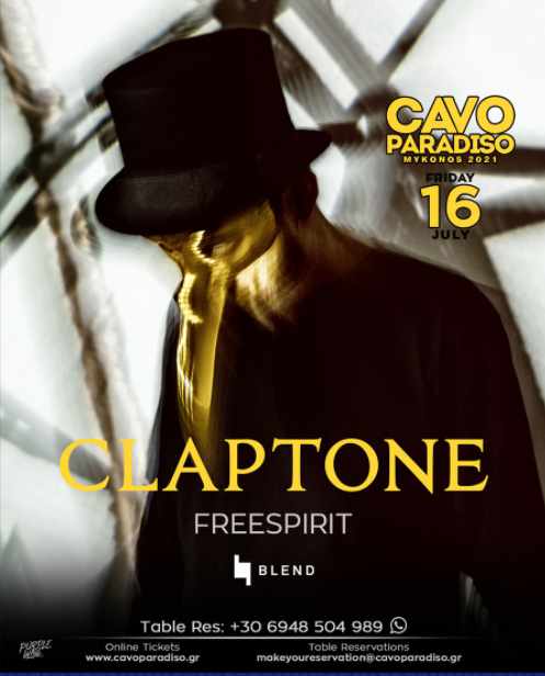 Cavo Paradiso Mykonos presents Claptone