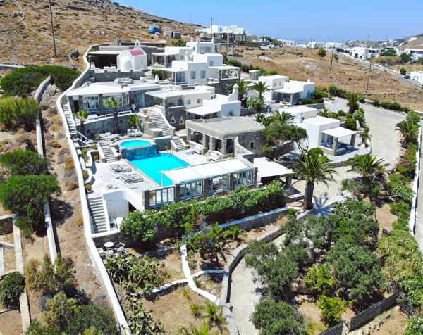 Leonis Summer Houses on Mykonos seen in an image from its social media pages