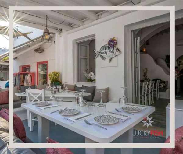 Lucky Fish restaurant on Mykonos 