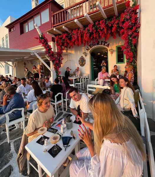 Negrita Mykonos seen in an image from the bars social media pages