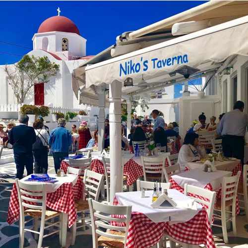 Niko's Taverna in Mykonos Town