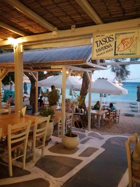 Tasos Taverna on Mykonos