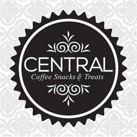 The logo for Central cafe on Mykonos