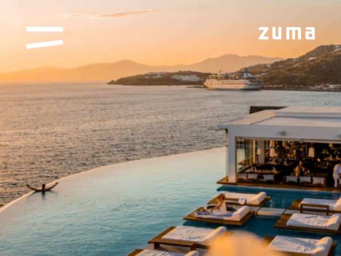 Zuma Restaurant at the Cavo Tagoo Hotel on Mykonos