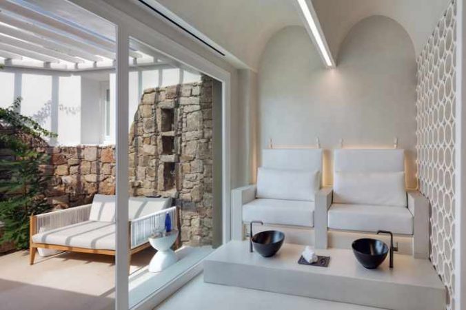 Inside Althea Spa Retreat at the Mykonos Grand Hotel & Resort