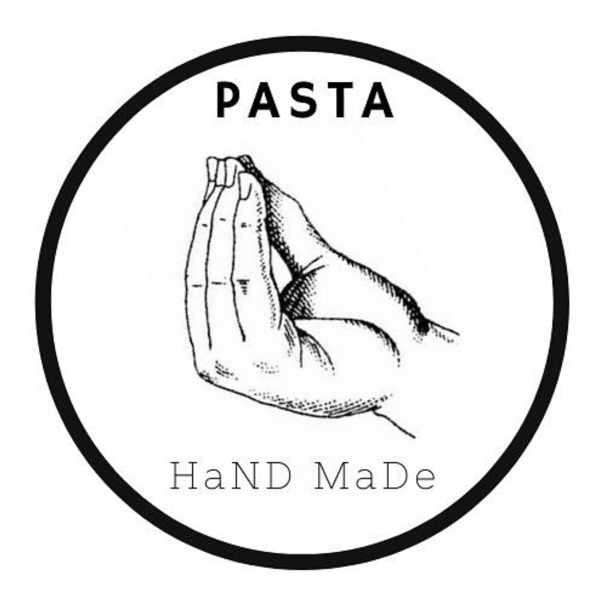 The logo for the Past Hand Made shop on Mykonos