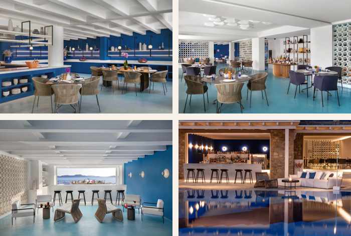 Nama Restaurant at the Mykonos Grand Resort on Mykonos