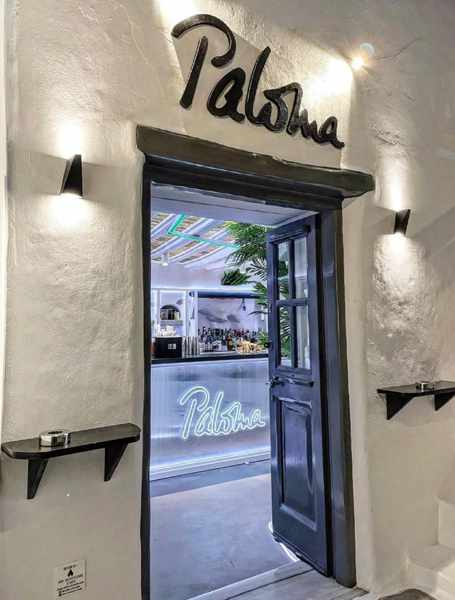 Paloma cocktail bar on Mykonos
