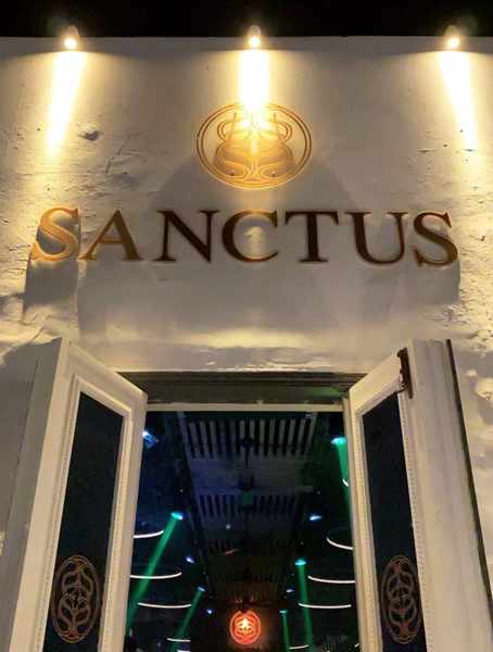 Sanctus nightclub on Mykonos