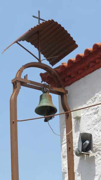Church bell at Panagia Gorgona Church on Lesvos