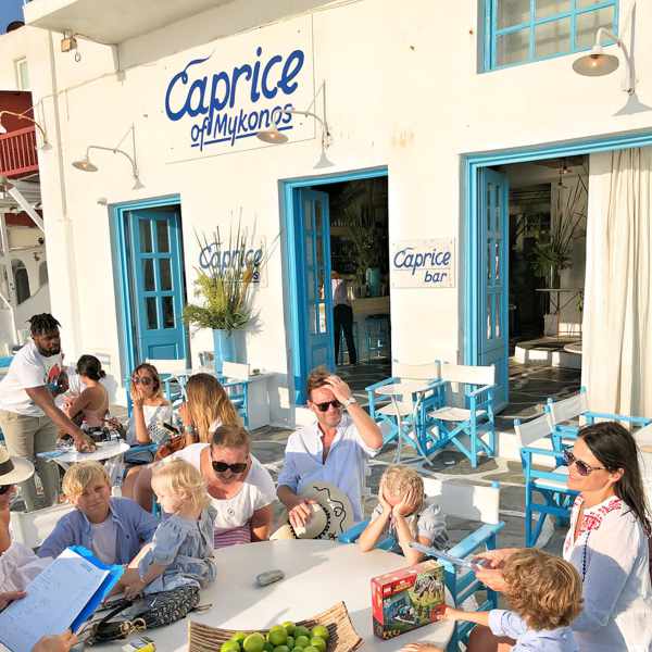 Caprice Bar at Little Venice Mykonos