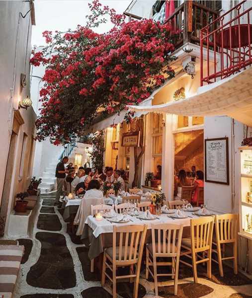 La Maison de Katrin restaurant on Mykonos