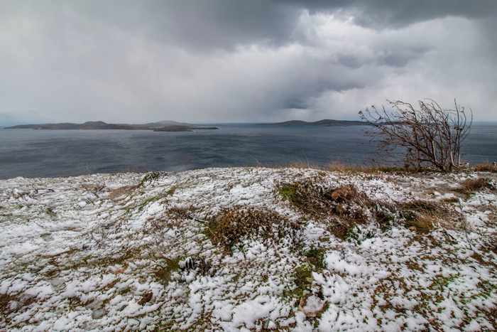 Leanne Vorrias photo of Delos island and Rhenia island near Mykonos