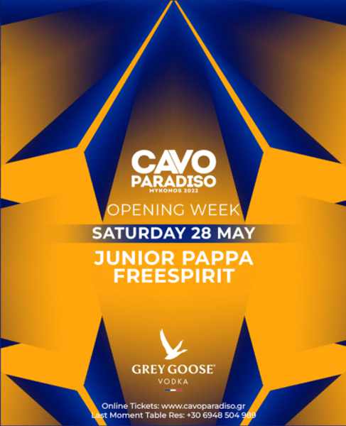 May 28 2022 Cavo Paradiso Mykonos club party event