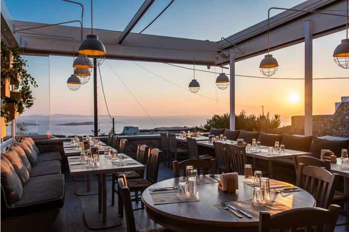 Olive Tree restaurant on Mykonos 