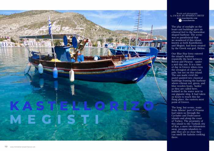 The Mediterranean Lifestyle magazine article on Kastellorizo island