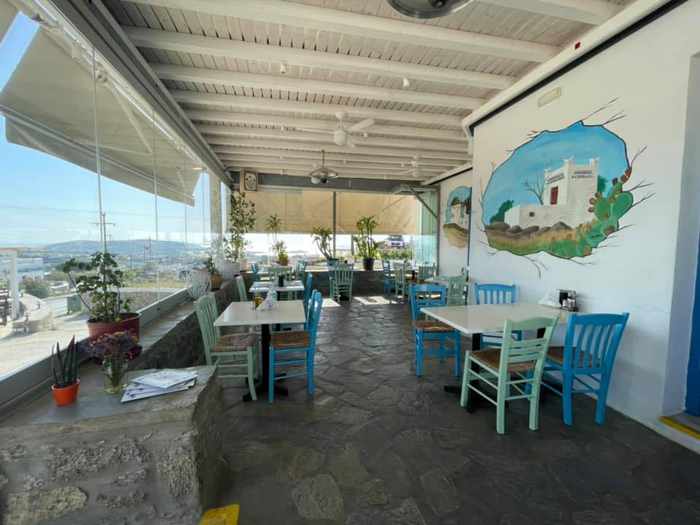 Amethystos restaurant on Mykonos