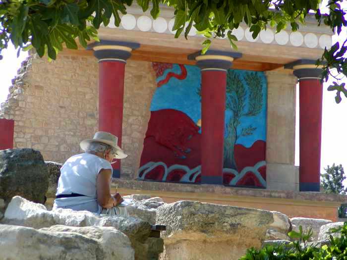 Knossos Palace on Crete