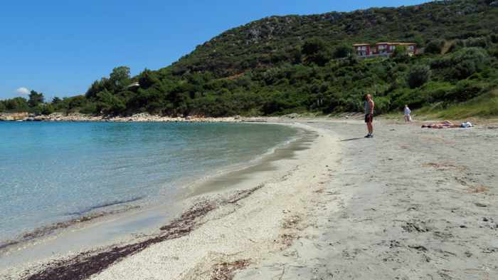 Kalamia beach on Kefalonia