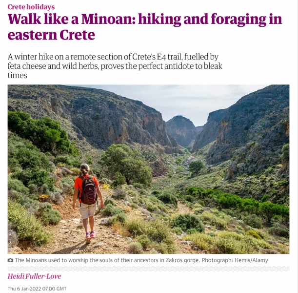 The Guardian article Walk like a Minoan
