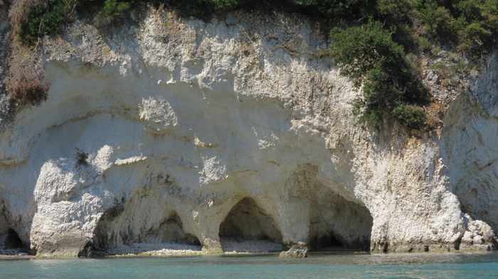 Kalamia beach on Kefalonia