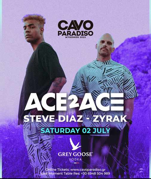Cavo Paradiso club on Mykonos presents Ace2Ace