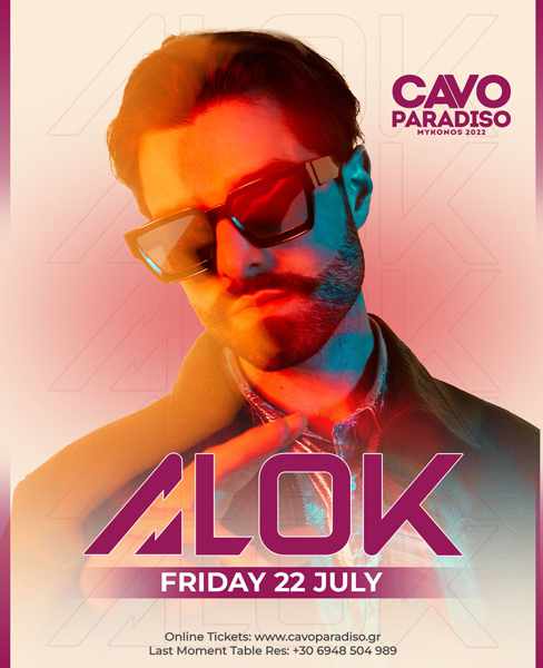 Cavo Paradiso club on Mykonos presents Alok