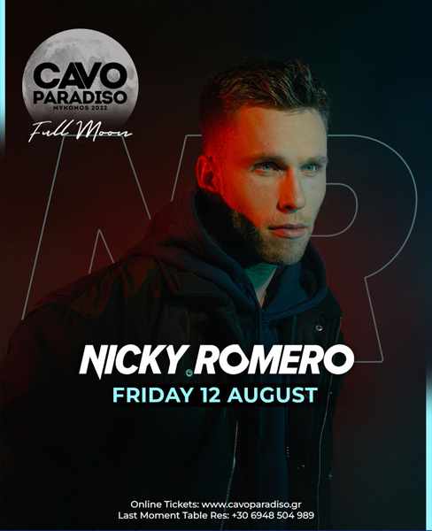 August 12 2022 Cavo Paradiso Mykonos presents Nicky Romero