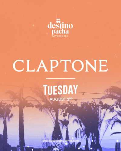 DJ Claptone performs at Destino Pacha Mykonos