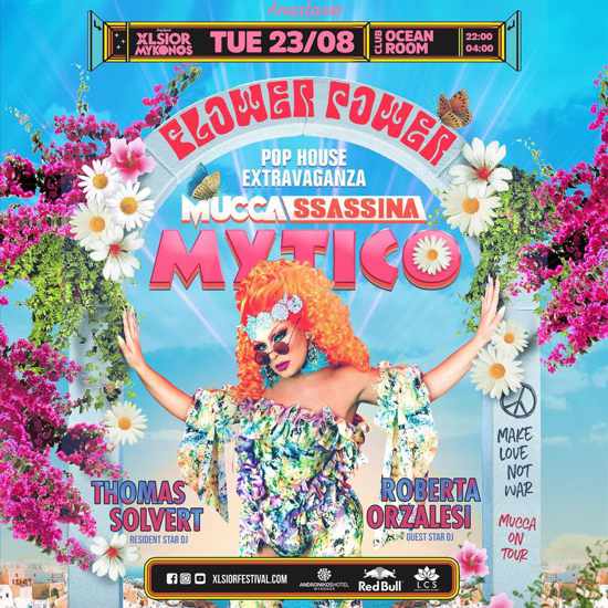 August 23 XLSIOR Festival Mytica party