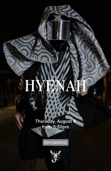 August 4 Scorpios beach club on Mykonos presents Hyenah