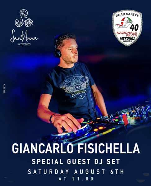 August 6 SantAnna Mykonos special guest DJ