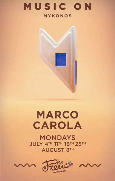 Ftelia Pacha Mykonos beach club presents Music on Modays with Marco Carola during summer 2022