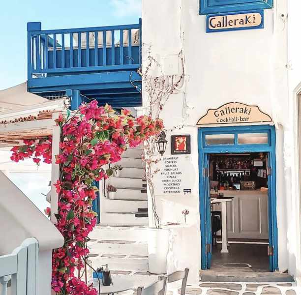 Galleraki Bar at Little Venice Mykonos