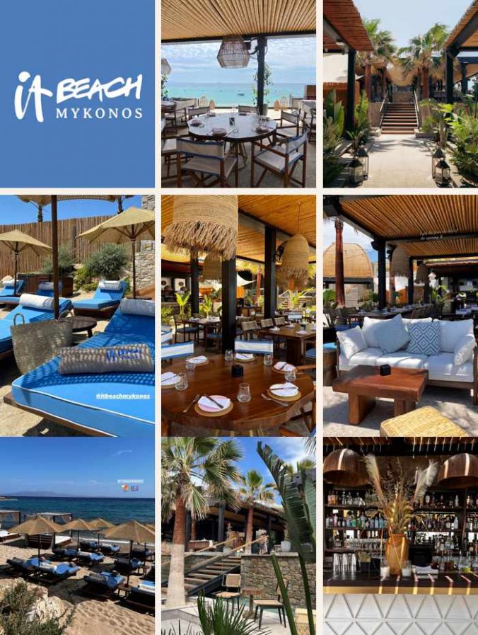 ITBeach Mykonos restaurant and beach club