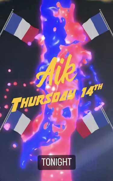 July 14 Tabu club Mykonos presents DJ Aik