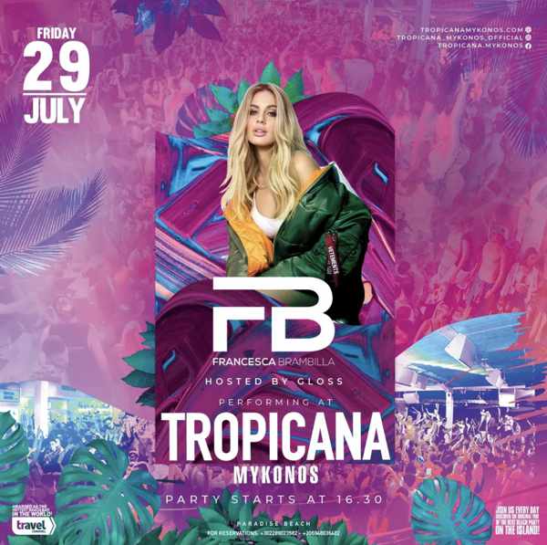 July 29 Francesca Bambilla at Tropicana
