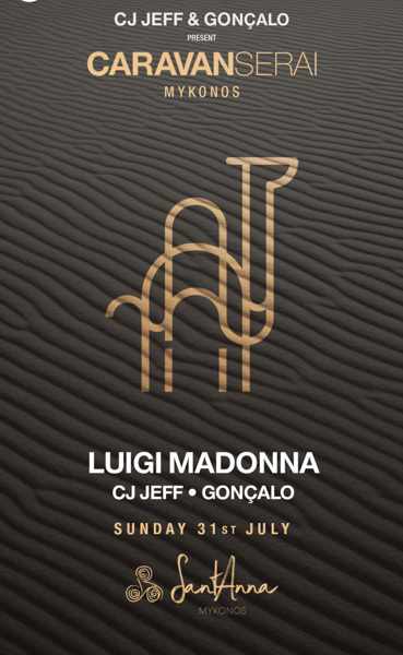 July 31 SantAnna Mykonos presents Luigi Madonna