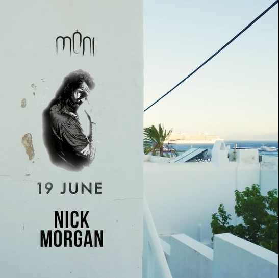 June 19 Moni club on Mykonos presents DJ Nick Morgan