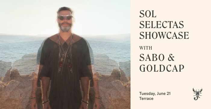 June 21 entertainment lineup at Scorpios beach club on Mykonos