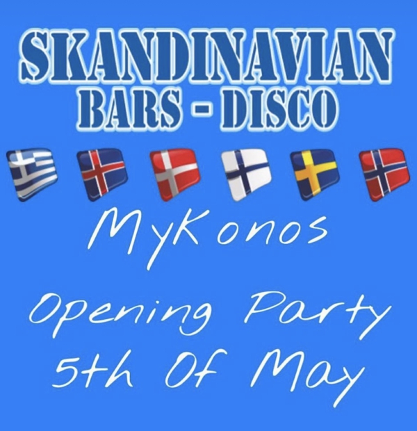 Skandinavian Bar Mykonos 2022 opening party