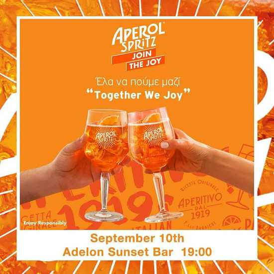 September 10 Aperol party at Adelon Sunset Bar