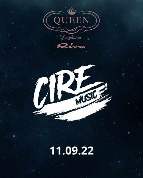 September 11 Queen of Mykonos Riva Club party with CireMusic